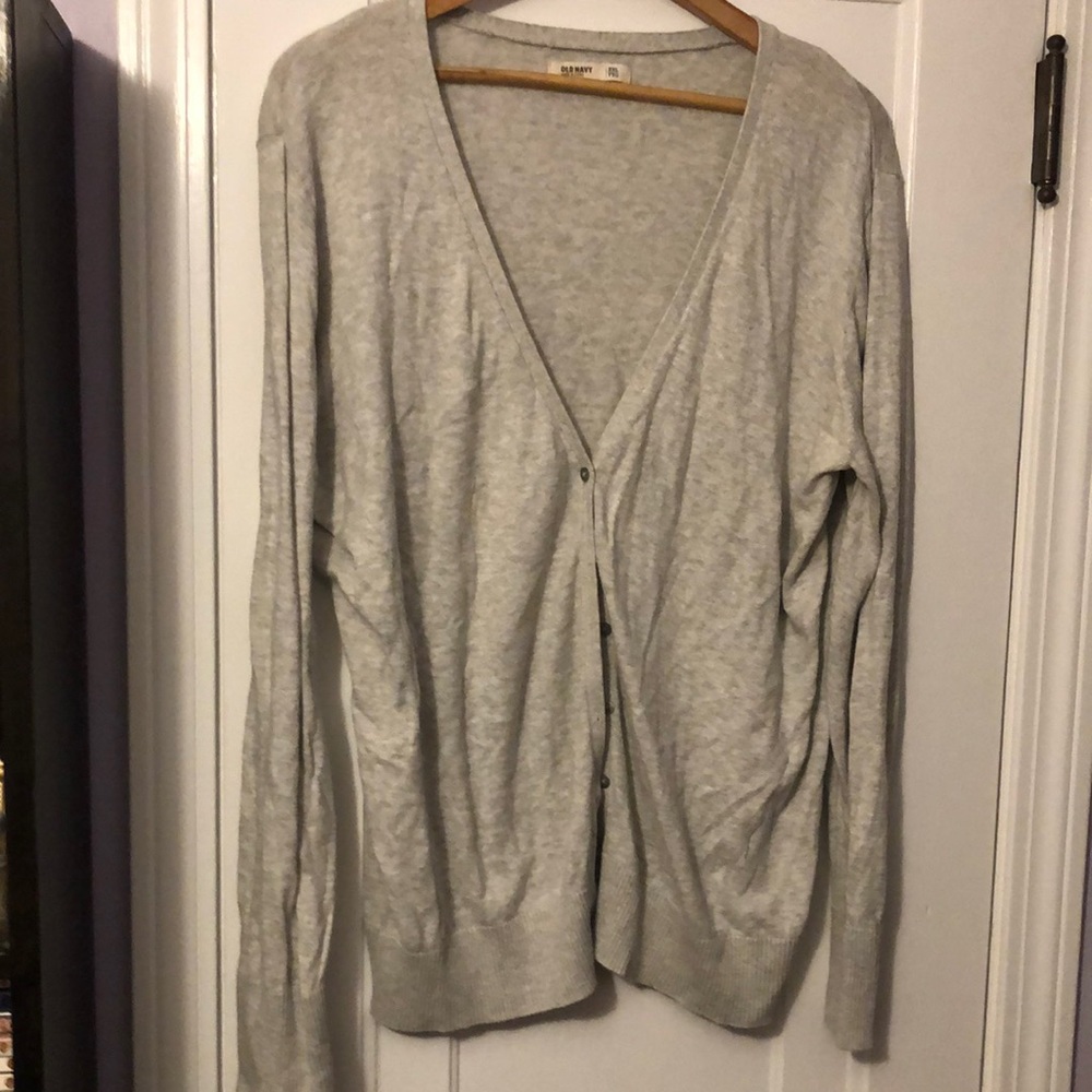 Old Navy cardigan. Light grey size xxl